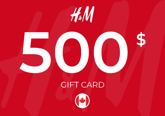 H M Gift Card 500 CAD Key CANADA